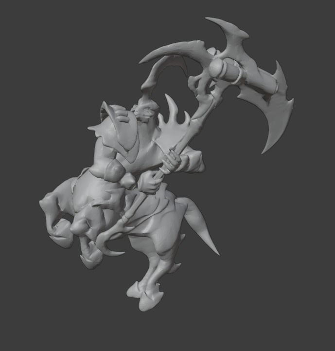 High Noon Hecarim 3D print model_14