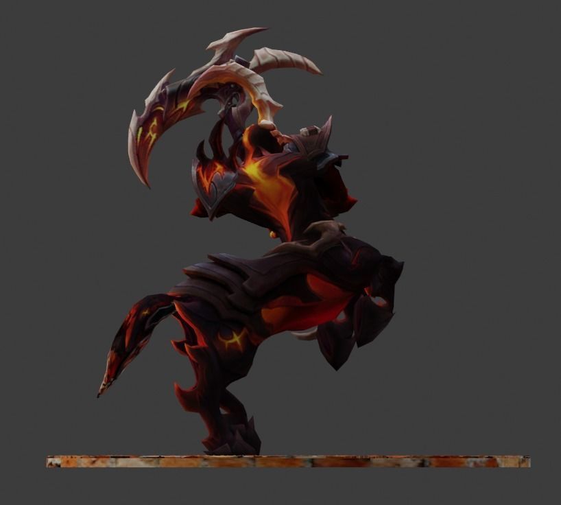 High Noon Hecarim 3D print model_13