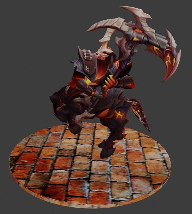 High Noon Hecarim 3D print model_17