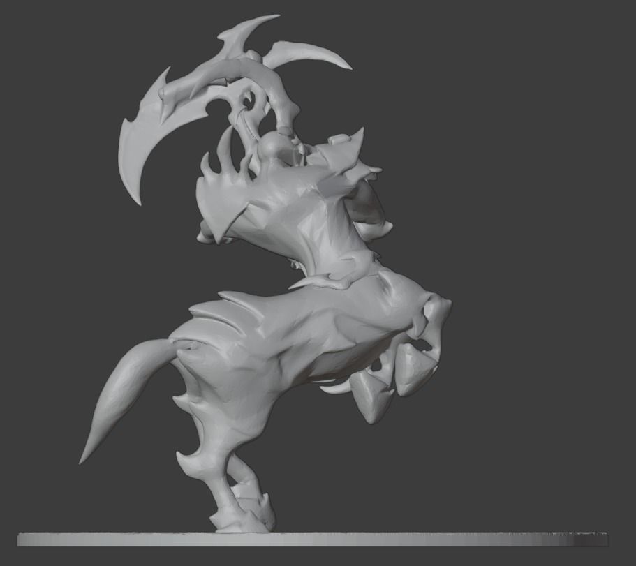 High Noon Hecarim 3D print model_5