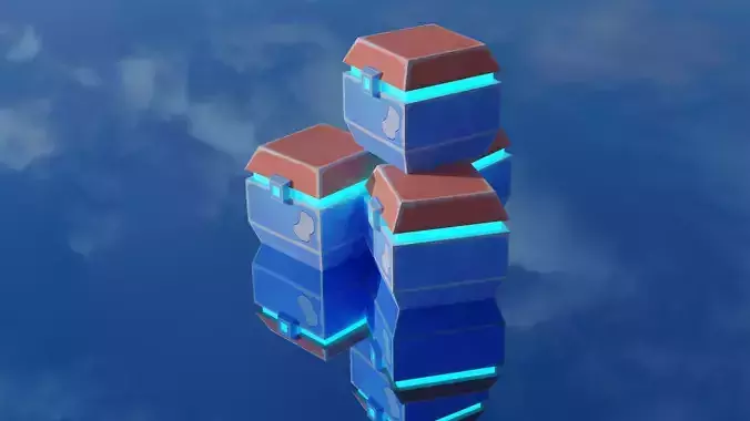 Sci Fi Painted Crates