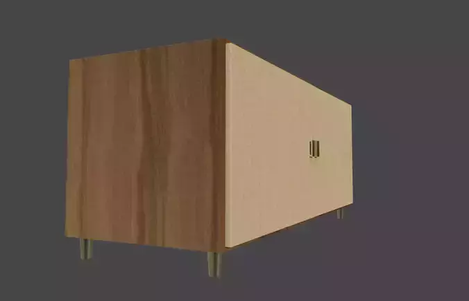 Modern Maple Brown Cabinet