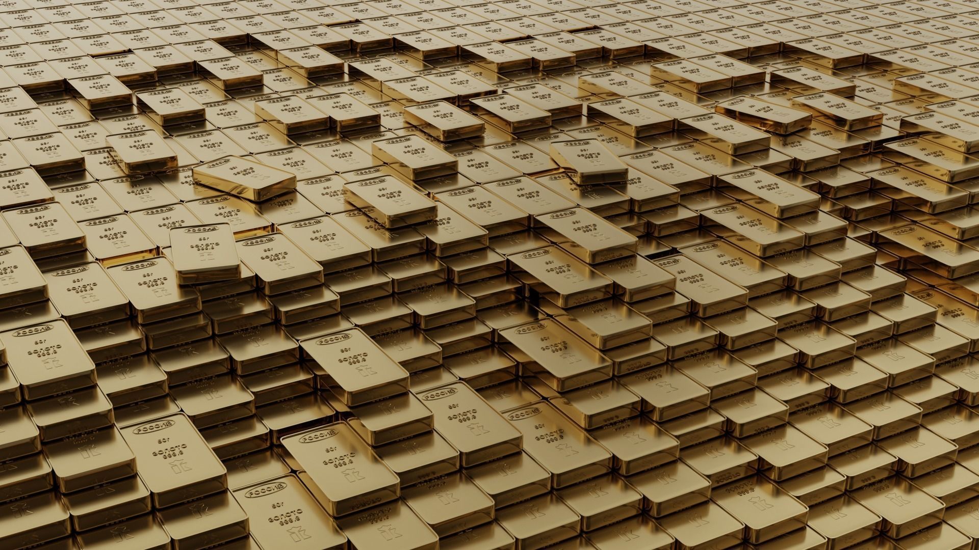 Russian standard gold bars 3D model_47