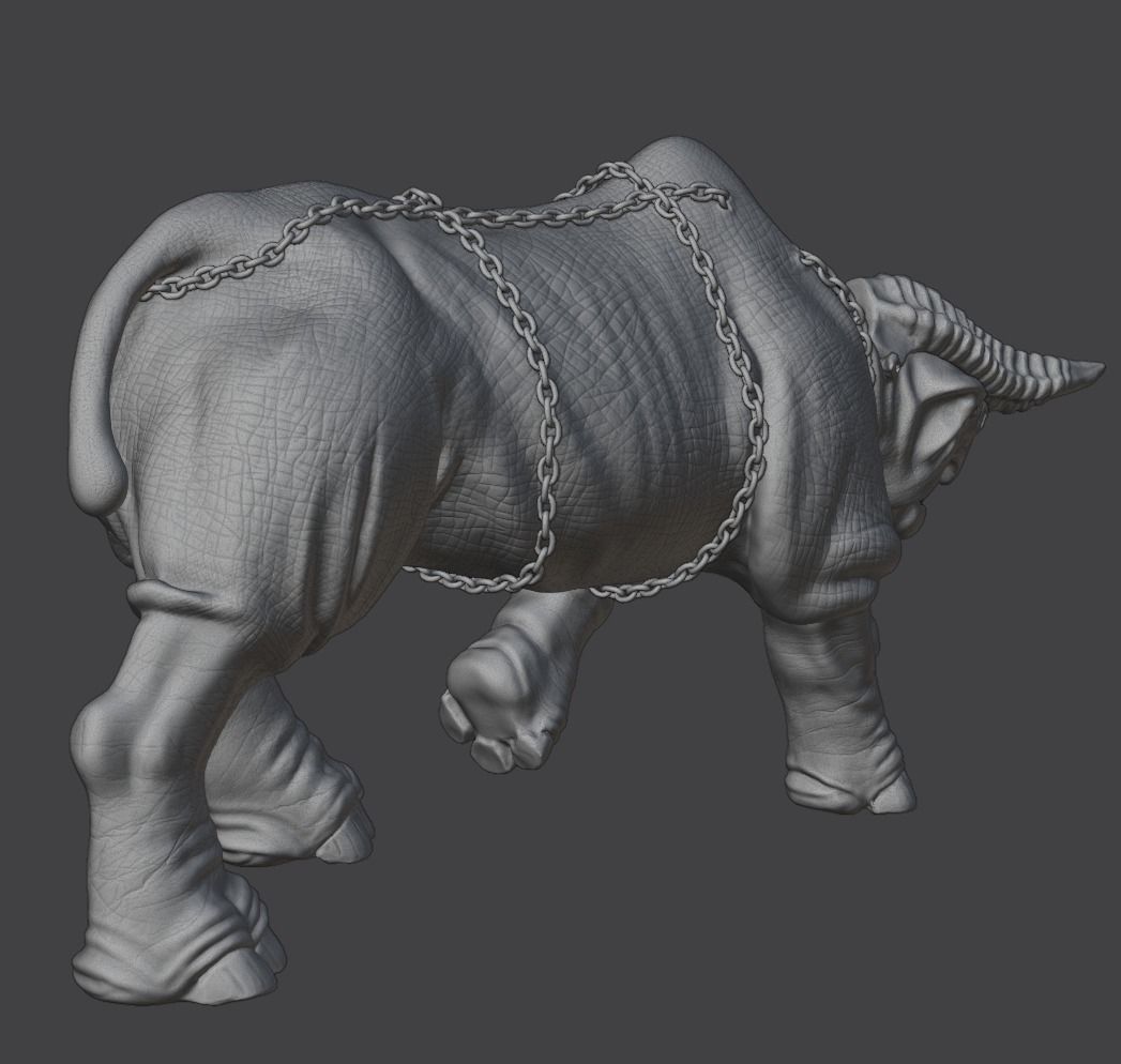 Great Beast of Gorgoroth 3D print model_4