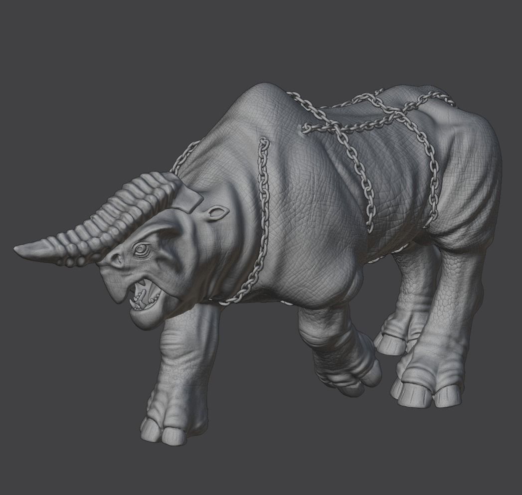 Great Beast of Gorgoroth 3D print model_3