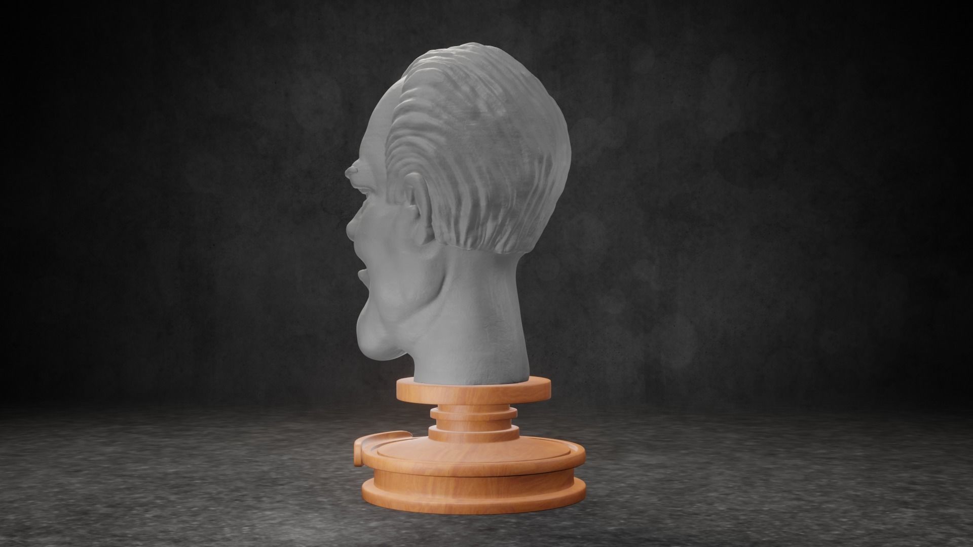 Gerald R Ford caricature STL 3D print model_10