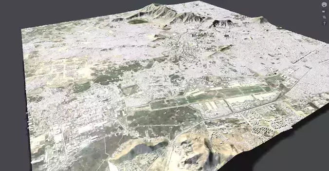 Cityscape Kabul Afghanistan