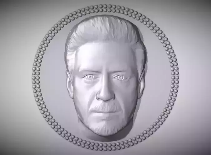 Robert Downey Jr medallion pendant 3D printing ready stl obj