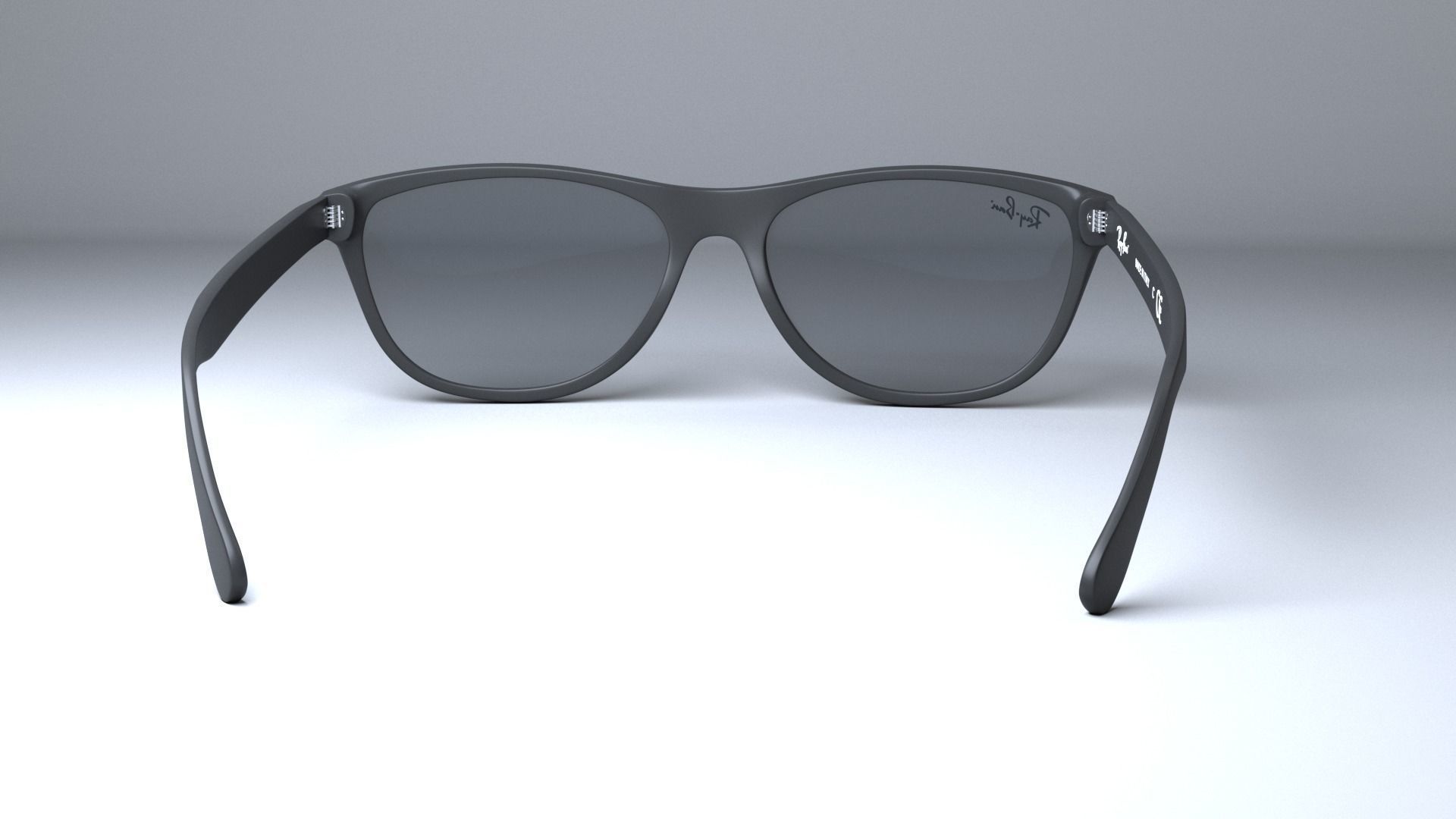 Ray-Ban New Wayfarer Classic  Low-poly 3D model_6