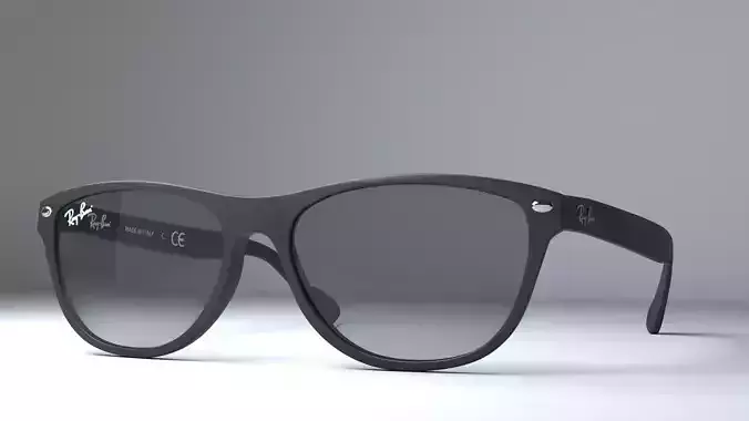 Ray-Ban New Wayfarer Classic  Low-poly 3D model