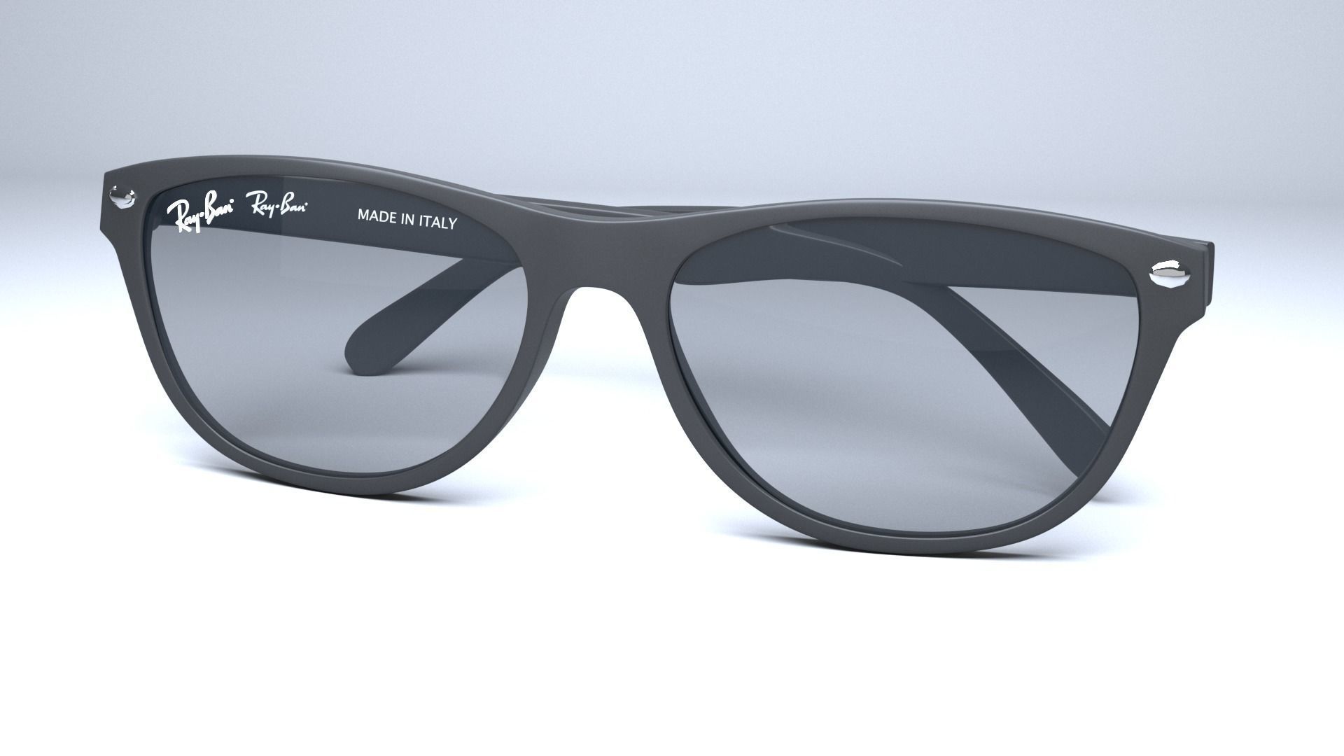 Ray-Ban New Wayfarer Classic  Low-poly 3D model_10