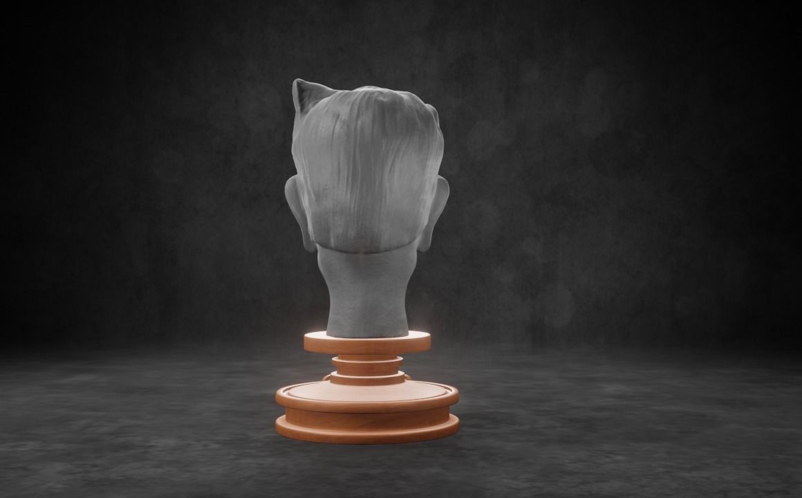 Ronald Reagan caricature STL 3D print model_9