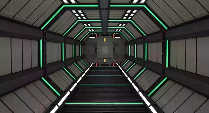 Sci Fi Interior  3D model