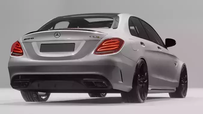 Mersedes amg c63 3D model