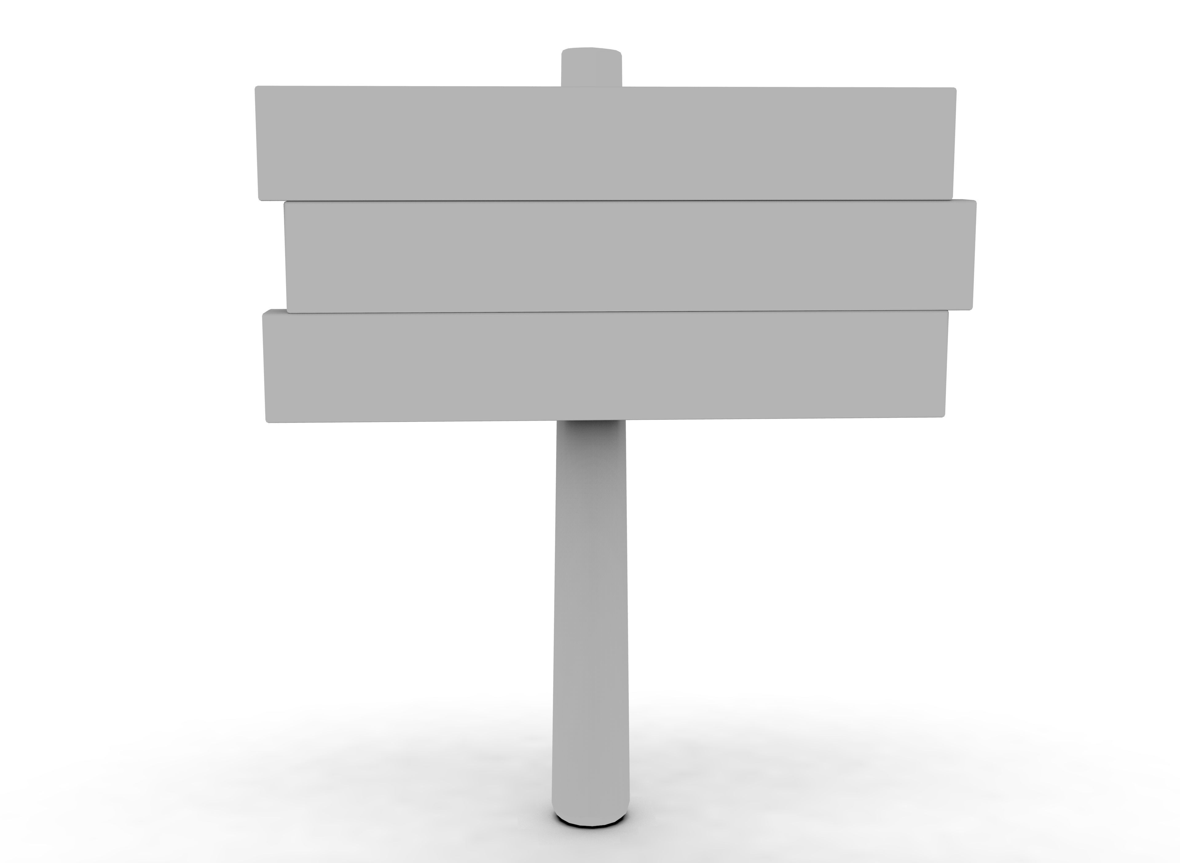 Halloween sign Low-poly 3D model_10