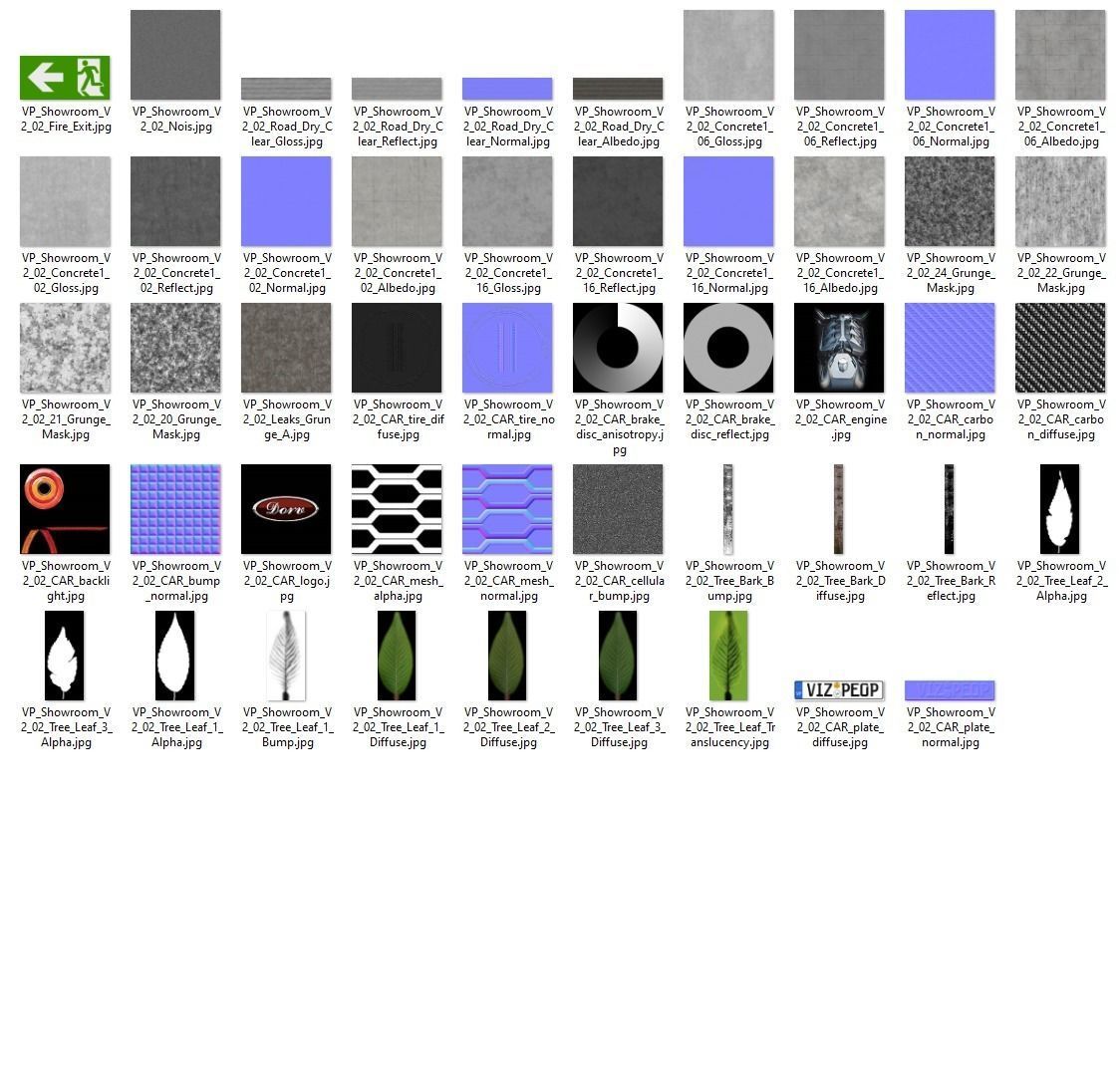 Tunel scene for car rendering SWR2 3D model_13