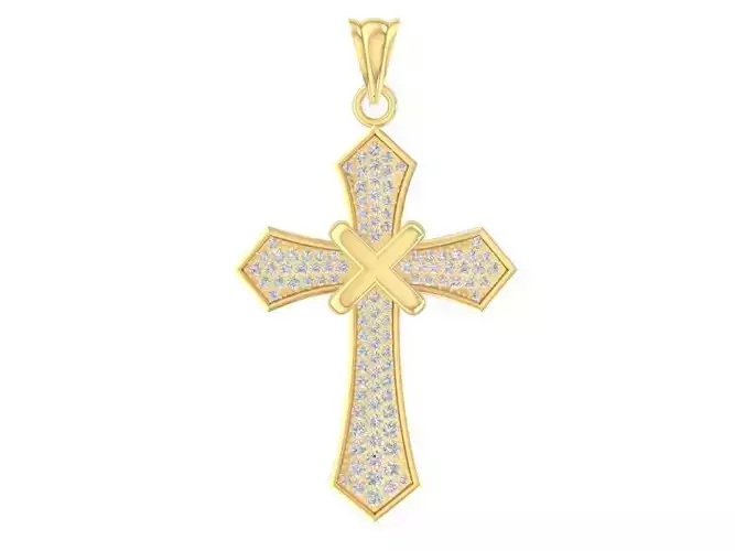 diamond cross pendant 2717