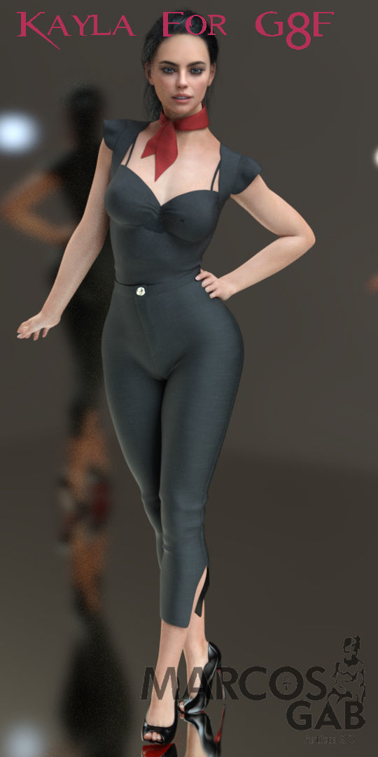 Kayla for Genesis 8 Female 3D model_12