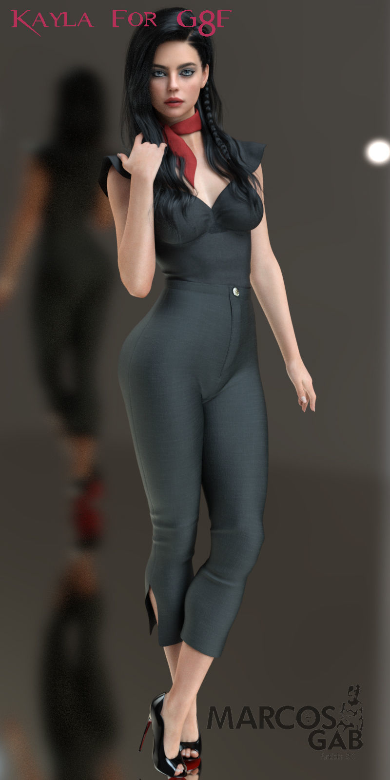 Kayla for Genesis 8 Female 3D model_18