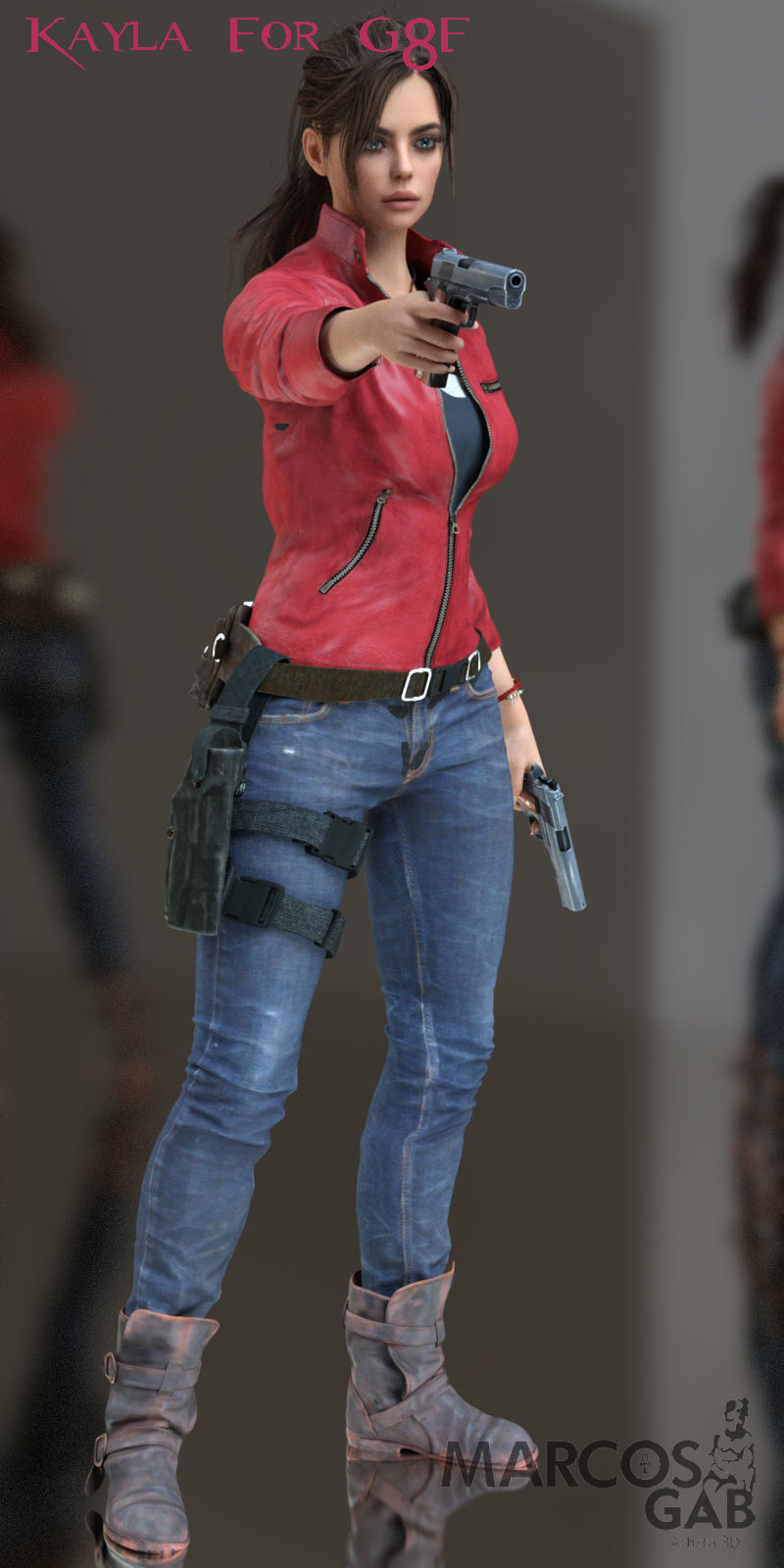 Kayla for Genesis 8 Female 3D model_6