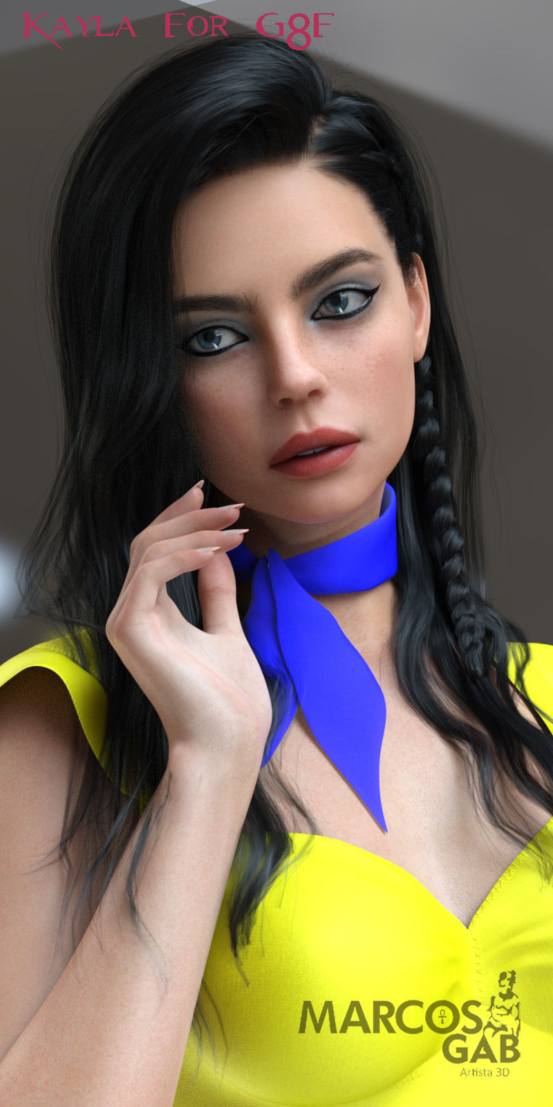 Kayla for Genesis 8 Female 3D model_20