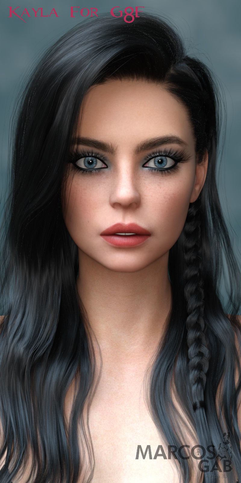 Kayla for Genesis 8 Female 3D model_1