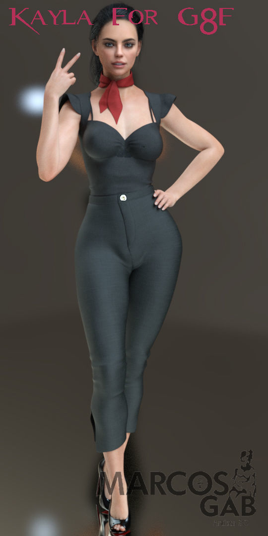 Kayla for Genesis 8 Female 3D model_14