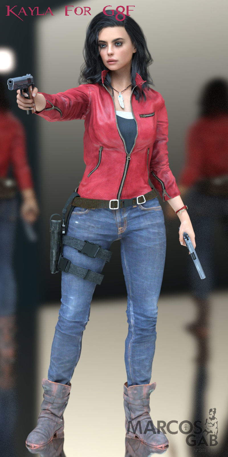 Kayla for Genesis 8 Female 3D model_4