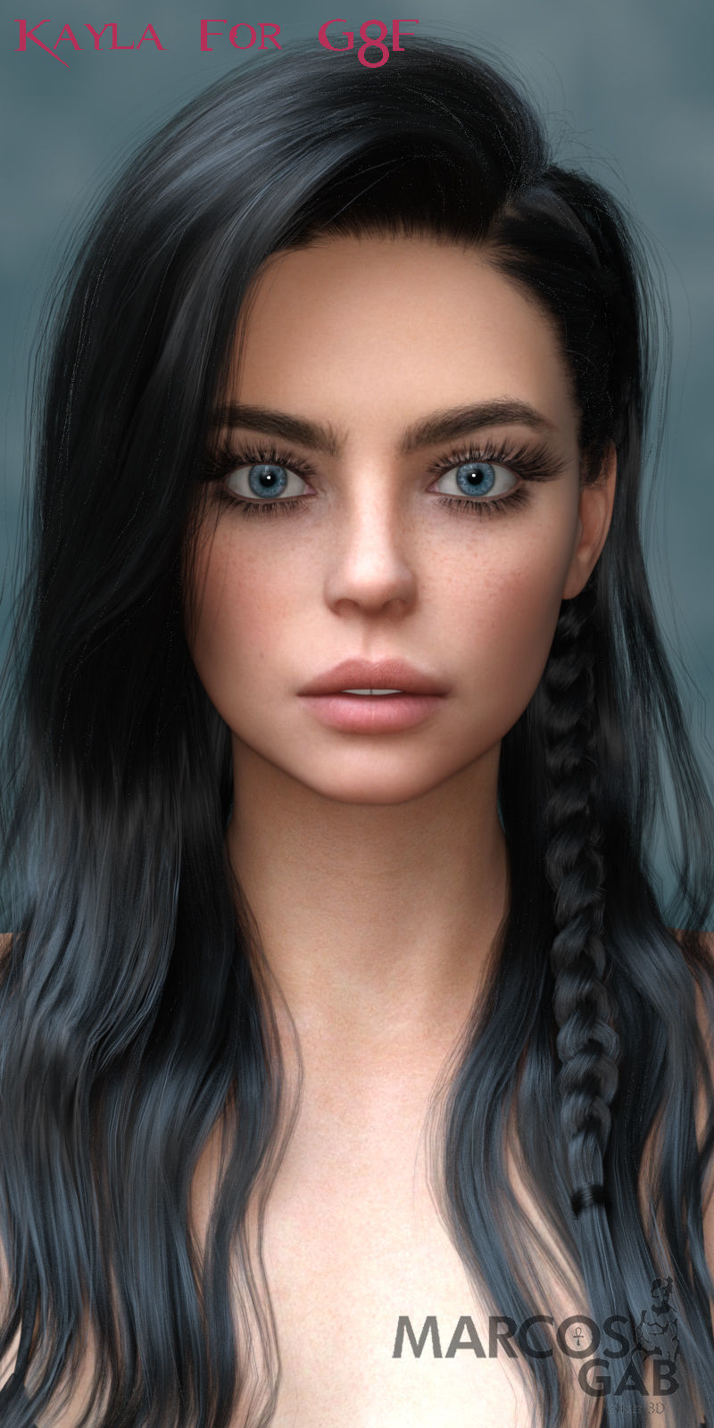 Kayla for Genesis 8 Female 3D model_3