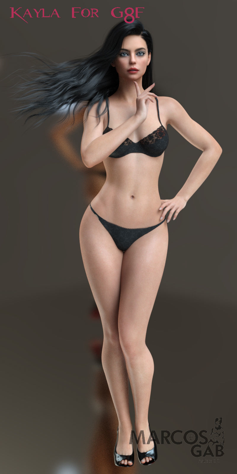 Kayla for Genesis 8 Female 3D model_5