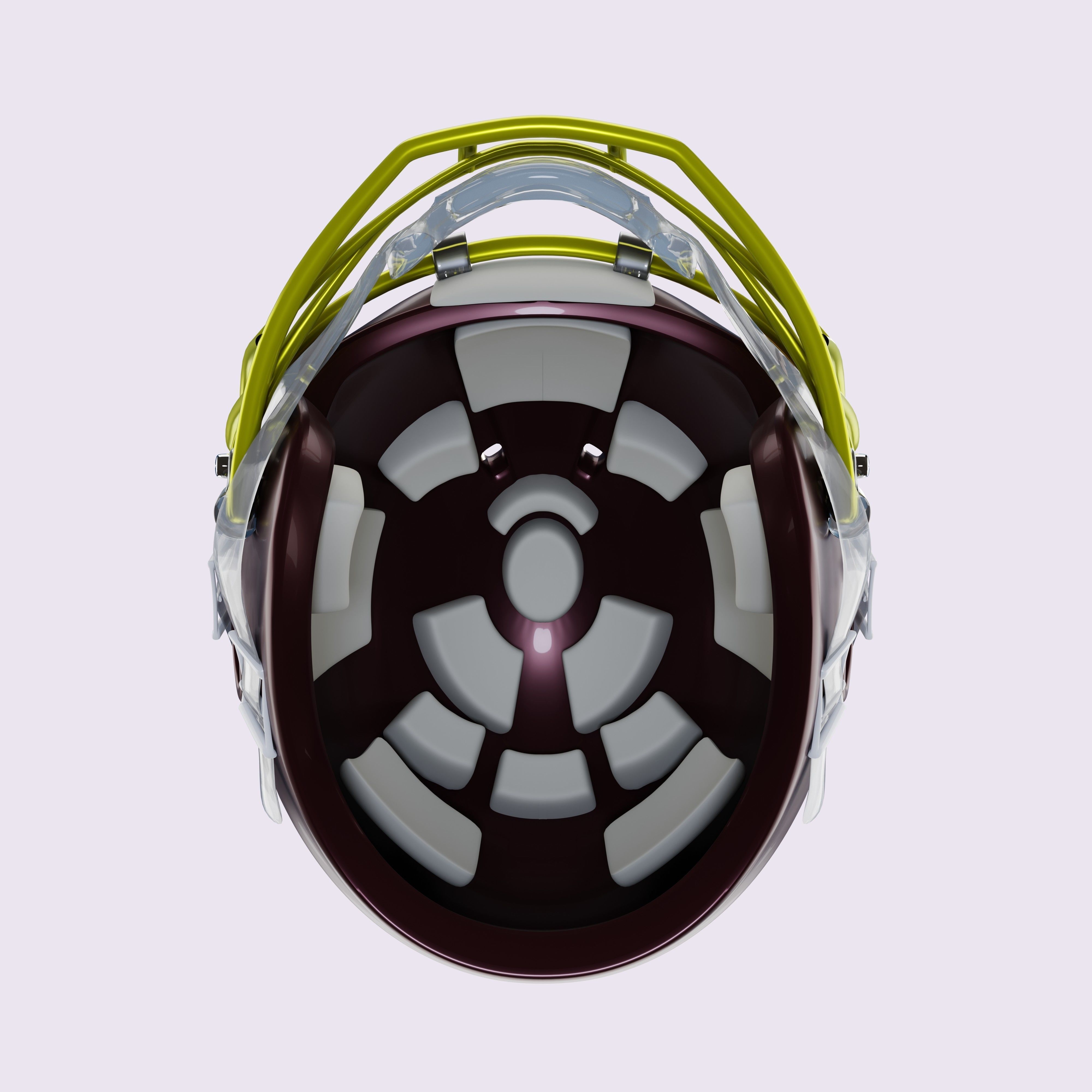 Generic American Football Helmet Low-poly 3D model_14