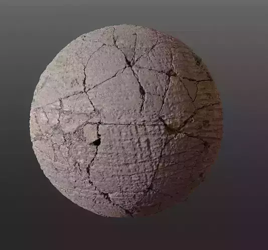 Damage concrete floor