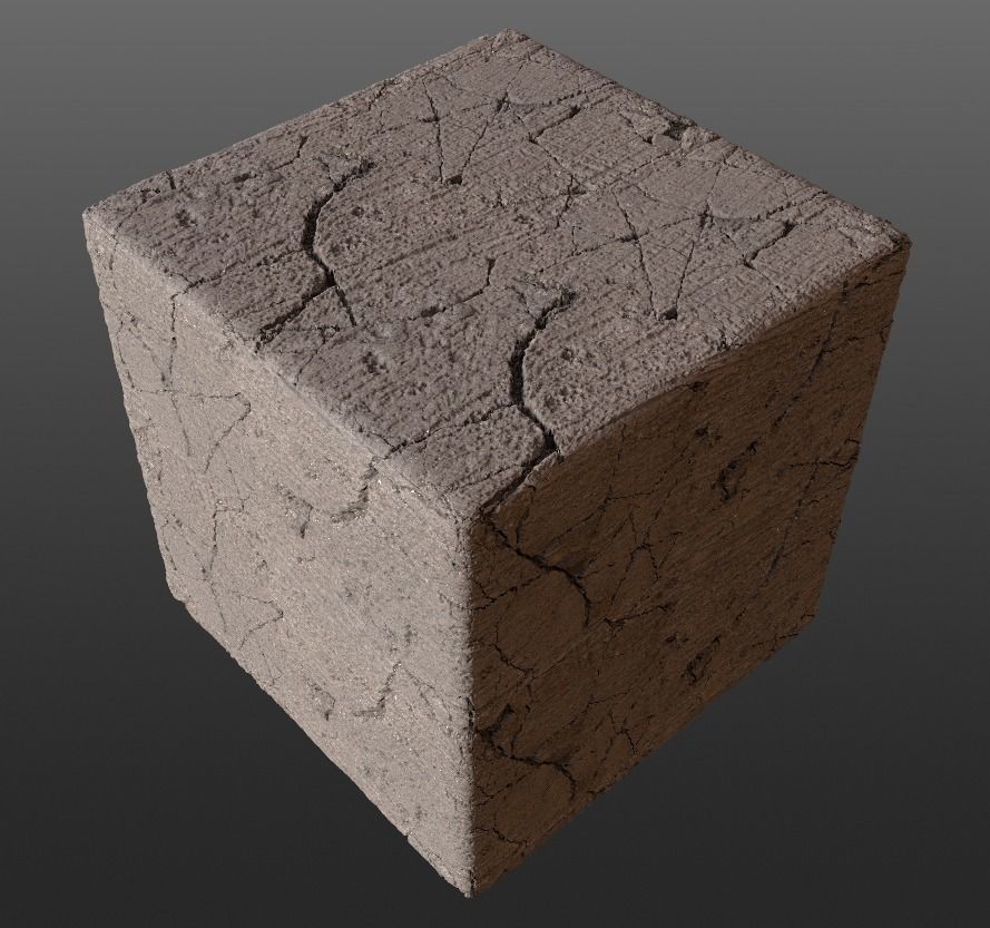 Damage concrete floor Texture_1