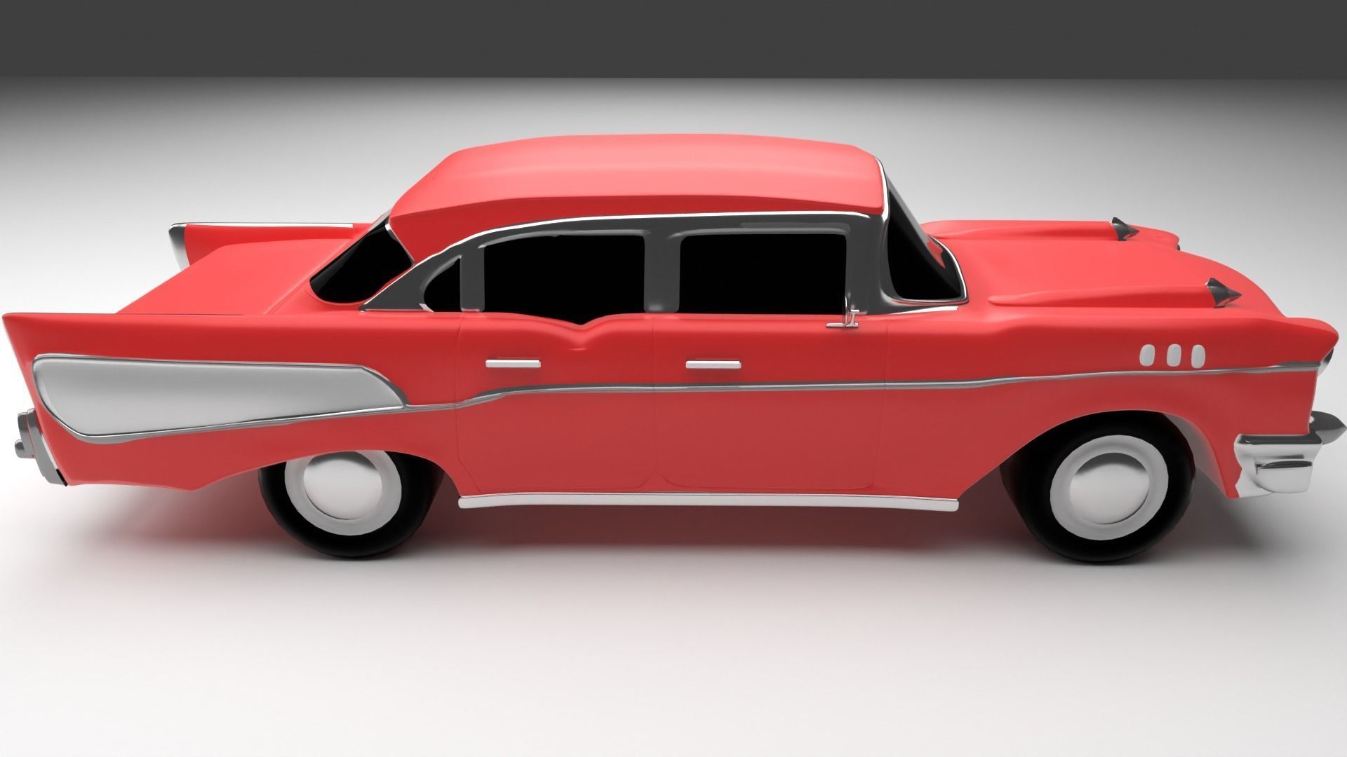 1957 Chevorlet Bel Air  3D model_1