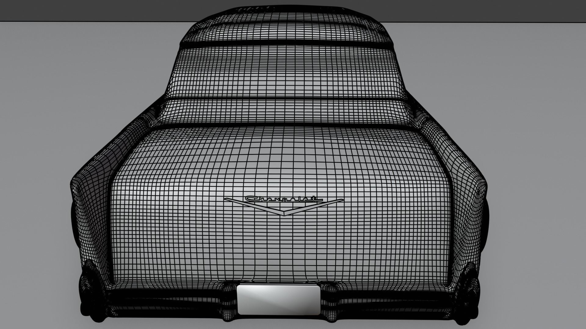 1957 Chevorlet Bel Air  3D model_6