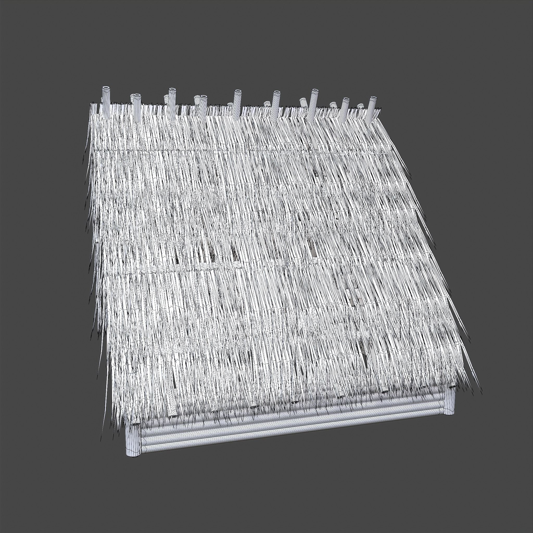 Viking Hut A Low-poly 3D model_34