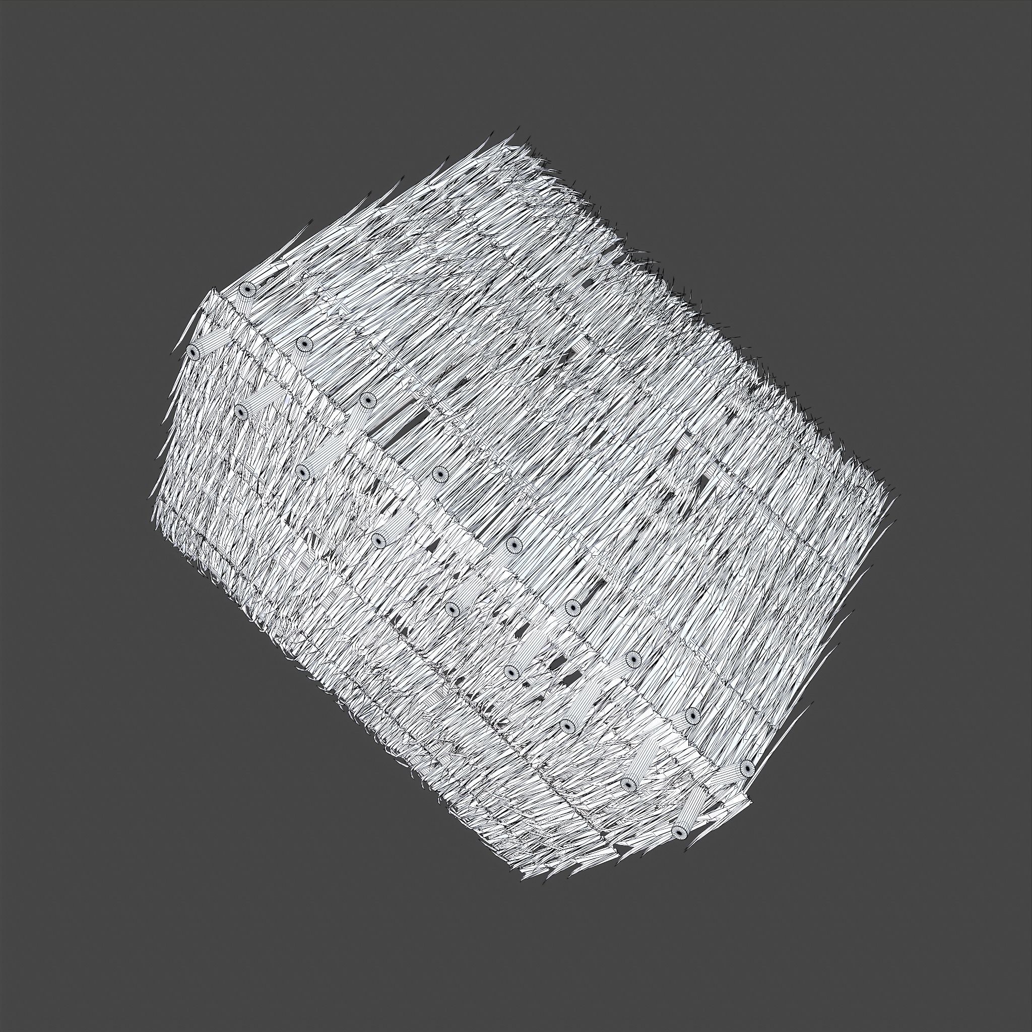 Viking Hut A Low-poly 3D model_36