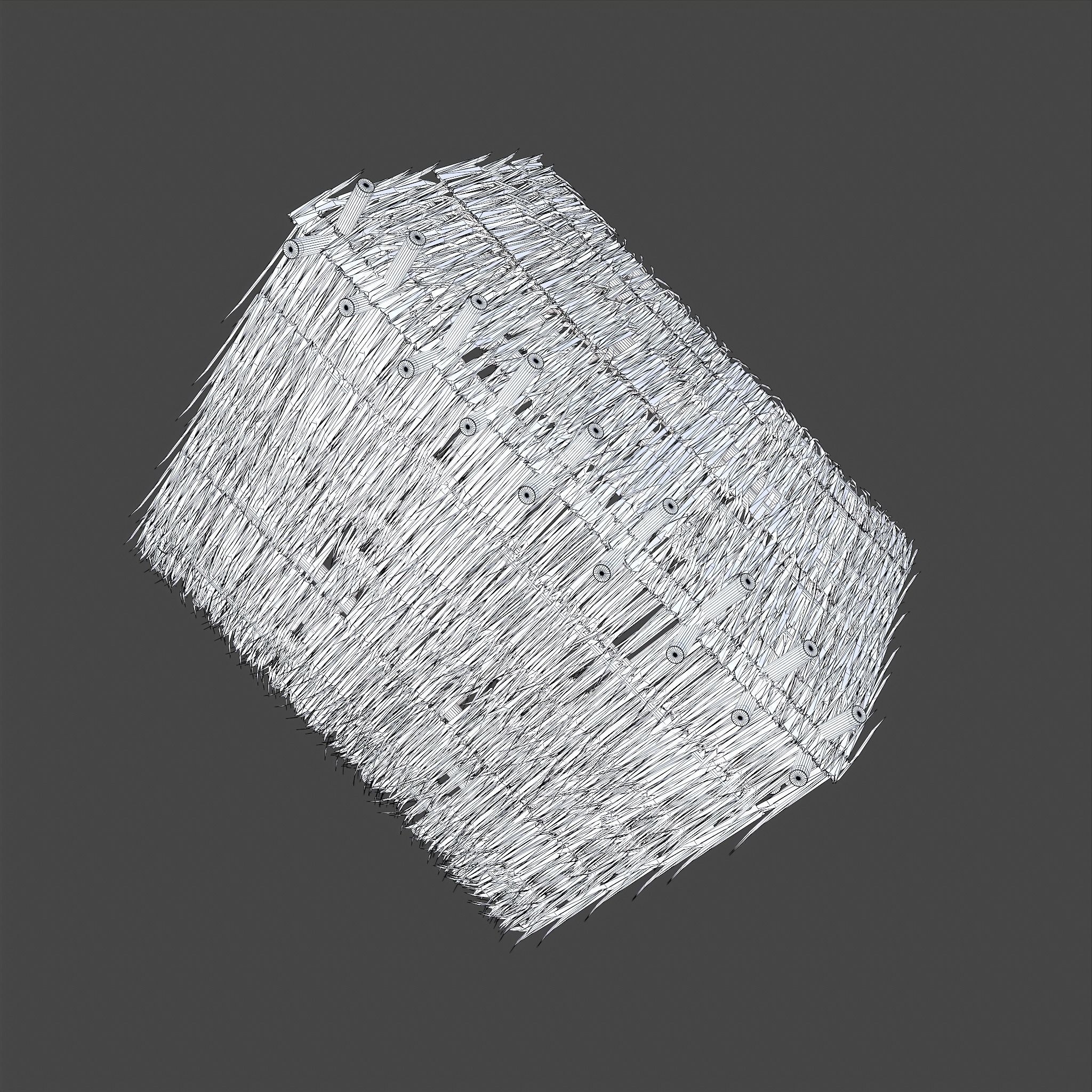 Viking Hut A Low-poly 3D model_38