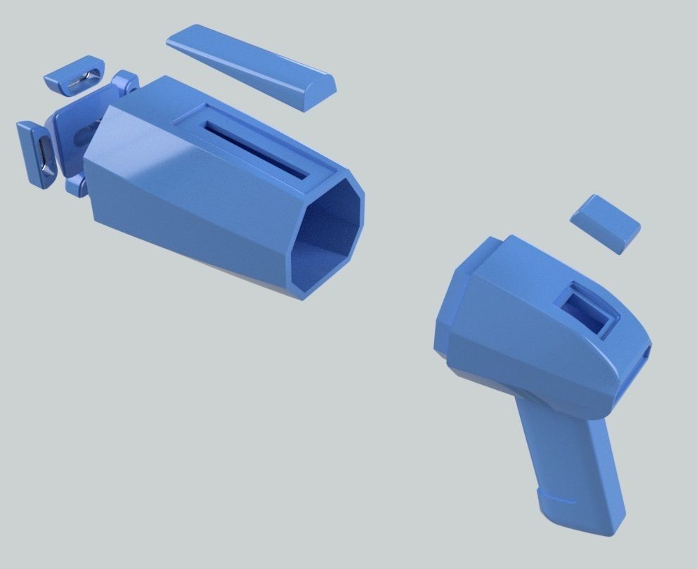 Multibarrel phaser Lower Decks 3D print model_8