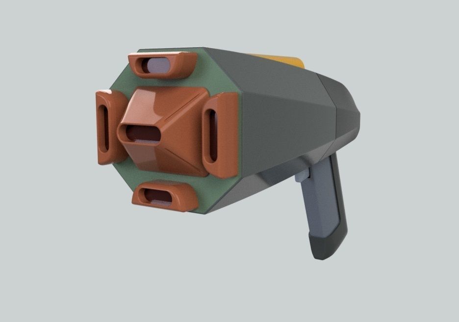 Multibarrel phaser Lower Decks 3D print model_2