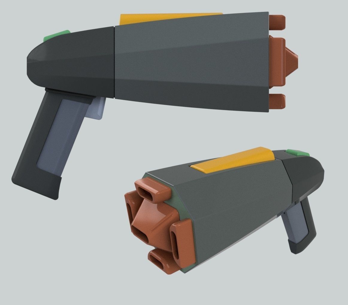 Multibarrel phaser Lower Decks 3D print model_5
