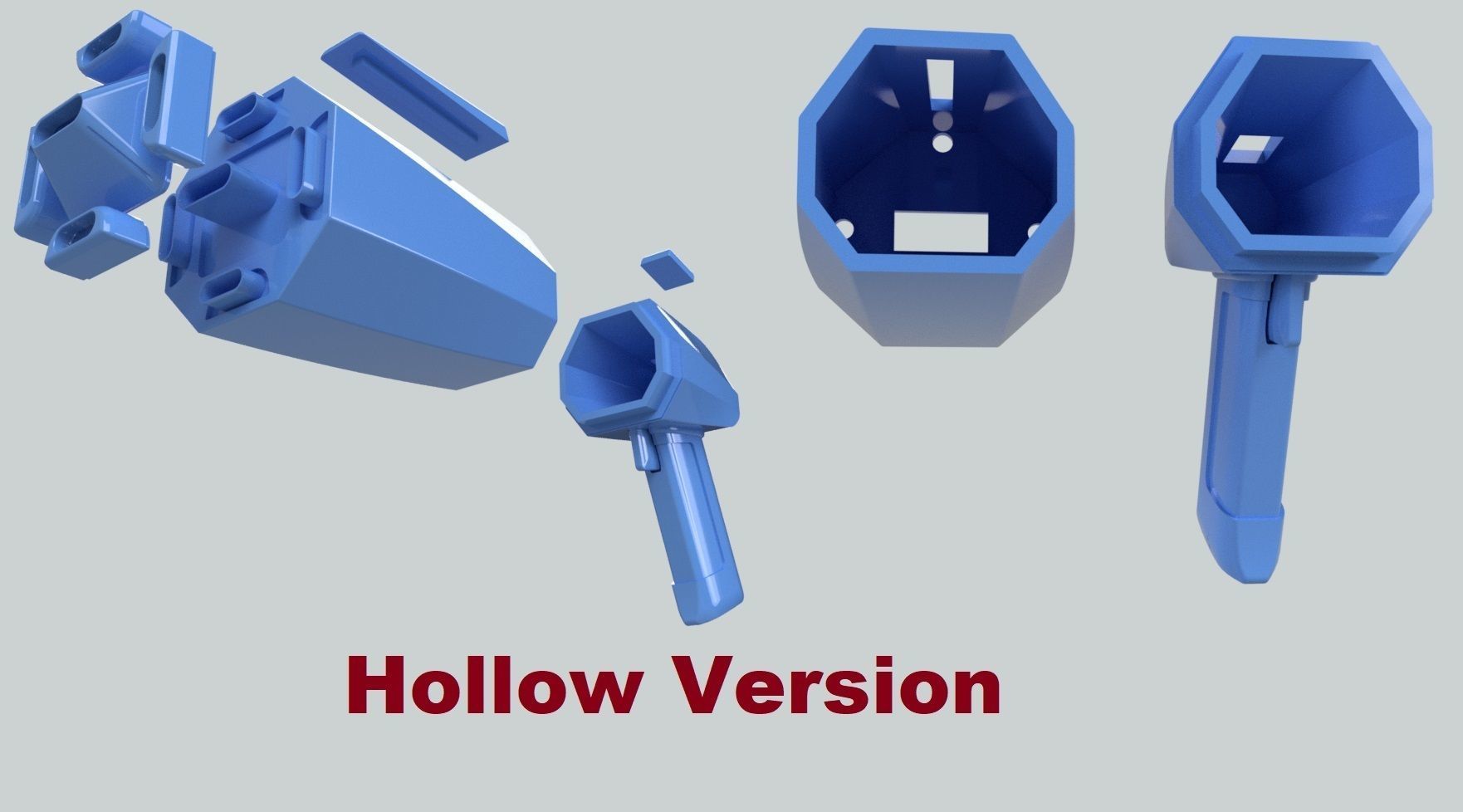 Multibarrel phaser Lower Decks 3D print model_7