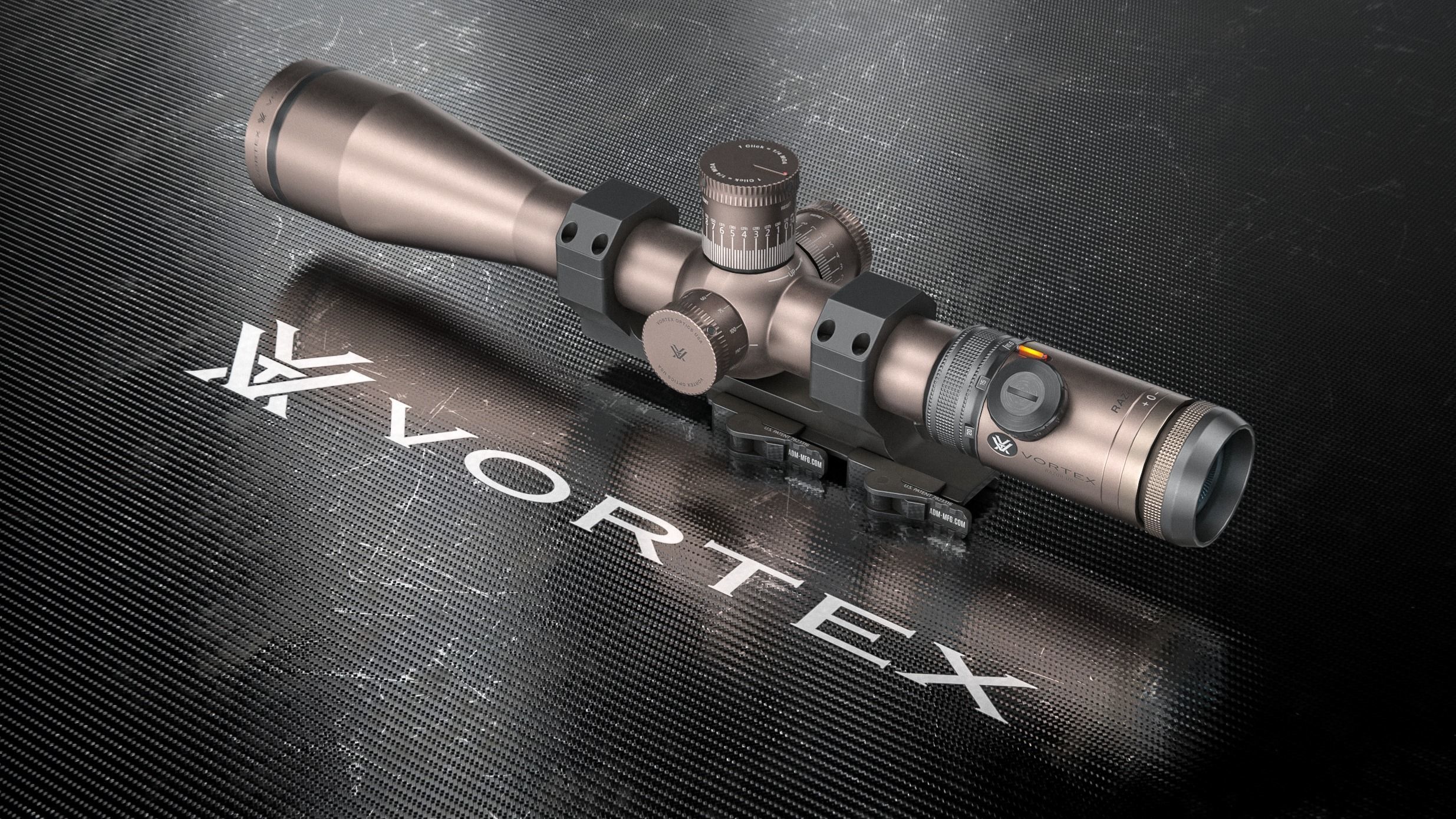 Vortex Razor HD 5-20x50 FFP Sniper Sight Aim PBR Game Ready Low-poly 3D model_2