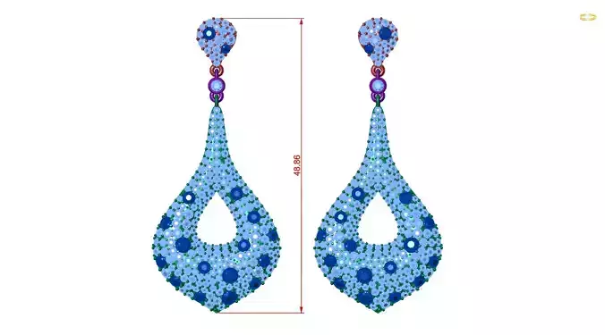 earrings diamond dangle