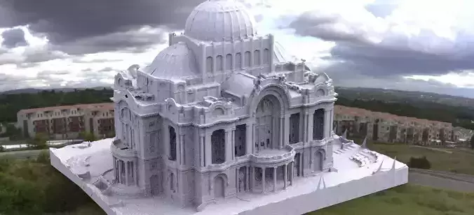 Oriental ornate architecture 1