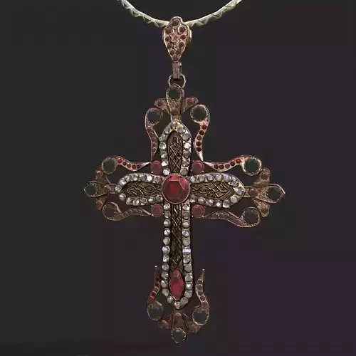 Medieval Cross Pendant