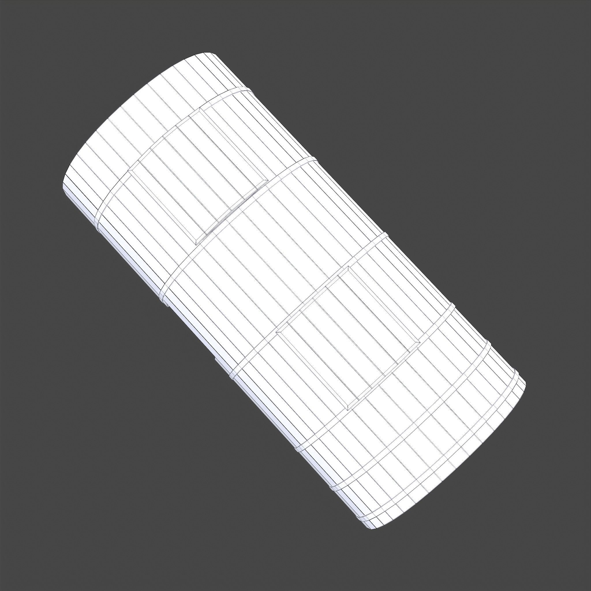 Medieval Wagon Low-poly 3D model_26