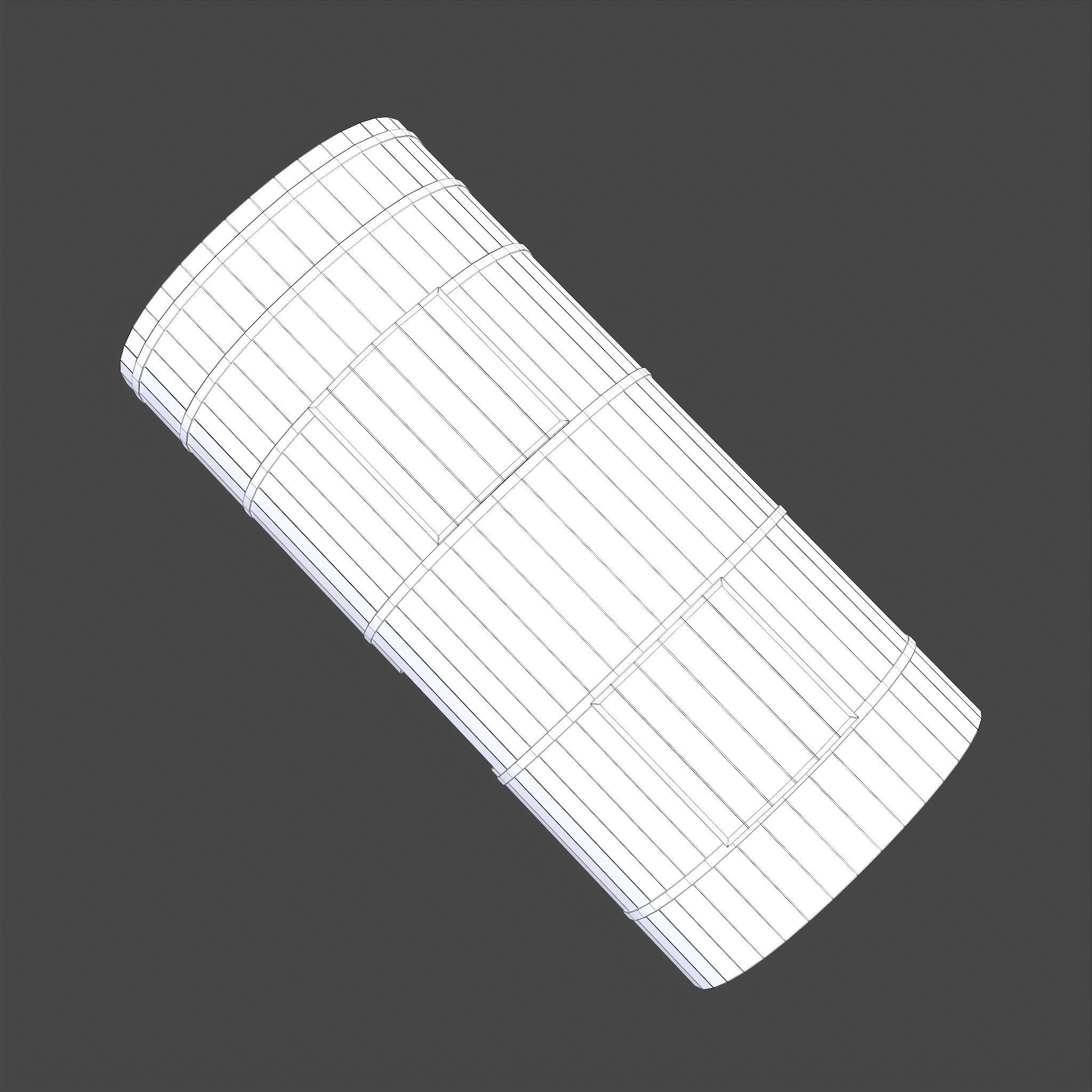 Medieval Wagon Low-poly 3D model_25