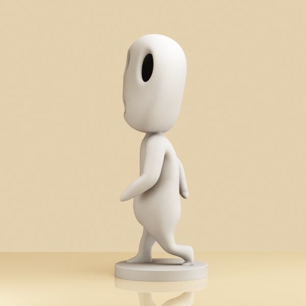 Set of Kodama 003-004 3D print model_11