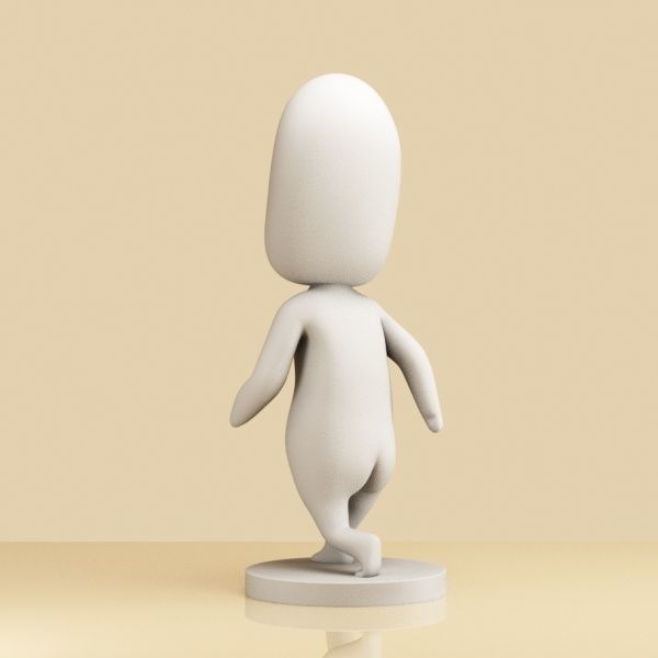 Set of Kodama 003-004 3D print model_12